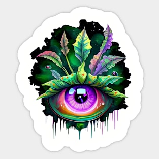 Psychedelic Eye Sticker